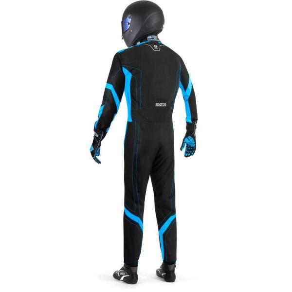 Sparco Kartoverall Thunder Advanced schwarz/blau Gr. XL